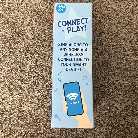 Kids Star Karaoke, Kids Microphone, Bluetooth + 15 Pre-Loaded Nursery Rhymes - Picture 4 of 4